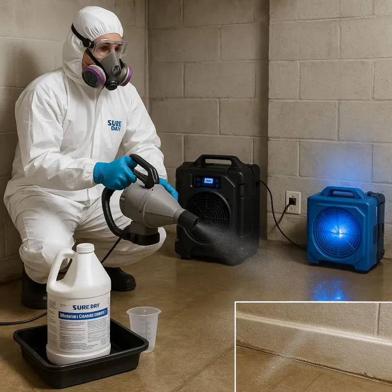 Sanitization and Odor Removal process in Glen Rock, PA