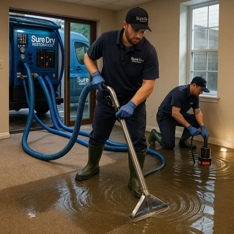 Water Extraction and Removal process in Glen Rock, PA